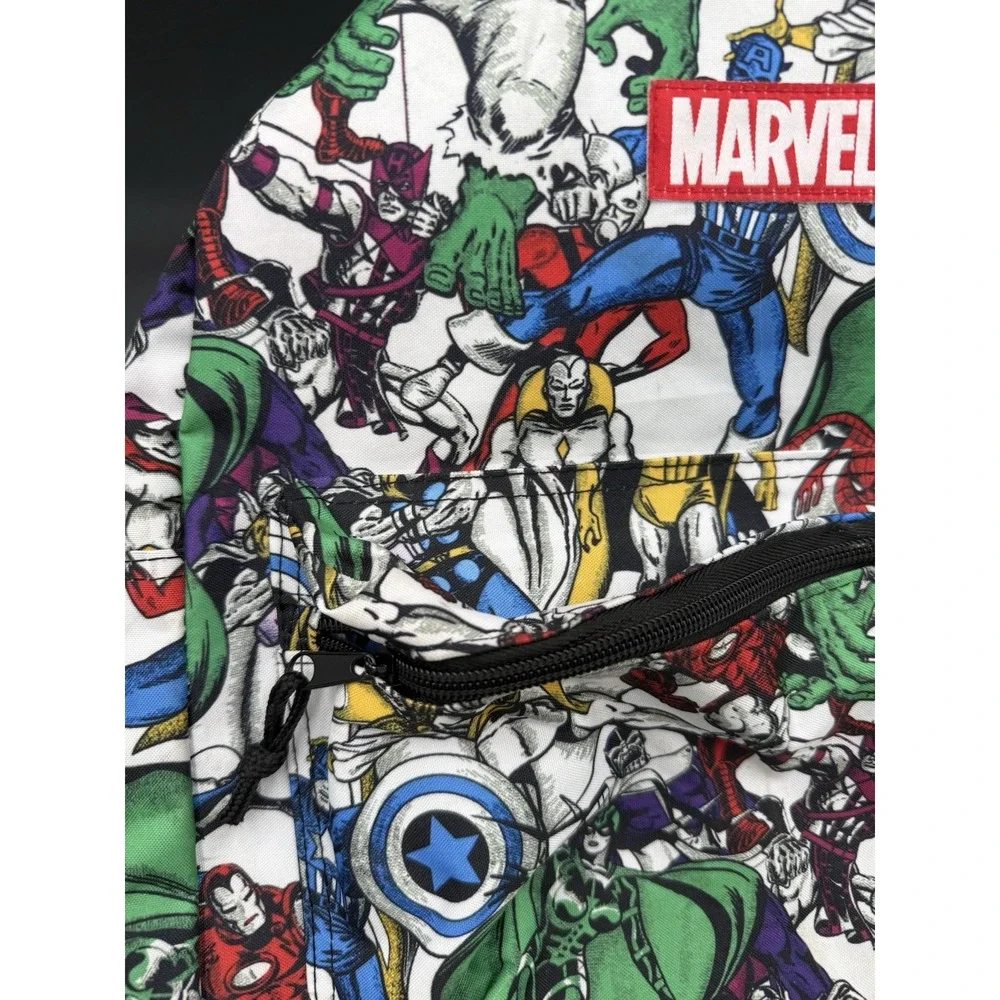 Marvel Avengers Backpack Super Hero All-Over Comic Print 16